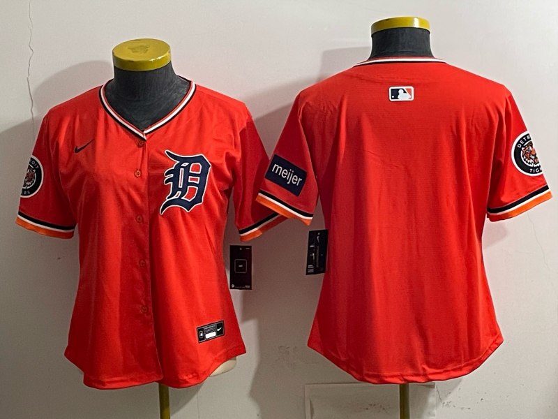 youth Detroit Tigers blank orange Nike 2026 MLB Jersey 0404005